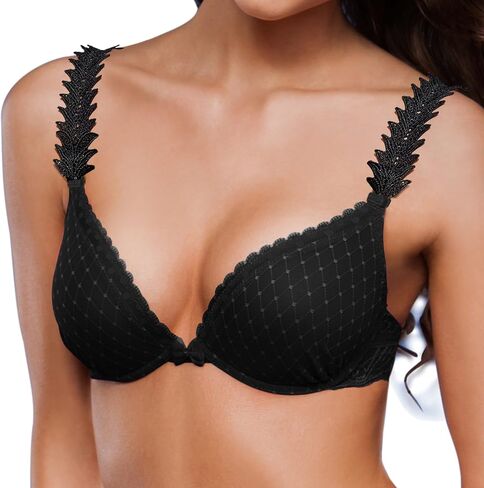Super Lady Women's Long Black Wide Embroidery Lace Decorative Bra Straps for Strapless Bra and Dress in Saudi Arabia