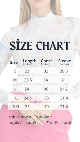 قمصان Marpessa النسائية ذات الياقة المدورة وأكمام طويلة وطبقة أساسية وقمصان خفيفة الوزن قابلة للتمدد in Kuwait