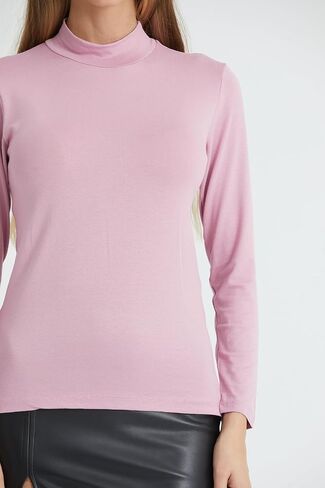 قمصان Marpessa النسائية ذات الياقة المدورة وأكمام طويلة وطبقة أساسية وقمصان خفيفة الوزن قابلة للتمدد in Kuwait