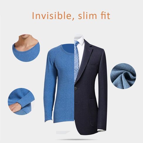 ملابس داخلية حرارية من BeulviK للنساء طويلة جونز مع طبقة أساسية مبطنة بالصوف ملابس داخلية طويلة بيجامات شتوية دافئة قطع علوية سفلية in Kuwait