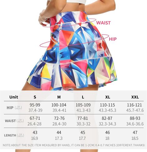 WOWENY Women's Tennis Golf Athletic Skorts Skirts for Women with Pockets High Waist Workout Runnning Skirt Casual in Kuwait