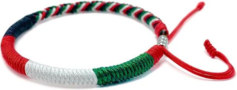LAMIBEE Country Pride, Country Flag Code Bracelet, Protection and Lucky Sufer String Bracelet, Tibetan Wrist Wrap Bracelet, Boho Style Rope Bracelet for Women, Men, String Thread Bracelets in Kuwait