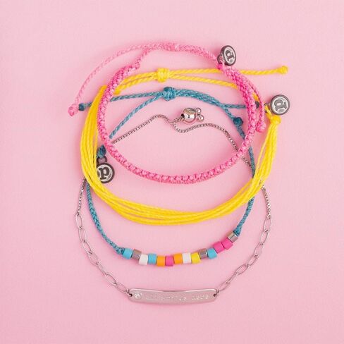 Pura Vida Charli D'Amelio Bracelet Style Holiday Pack - Adjustable Bands, Assorted Designs - Set of 4 in Saudi Arabia