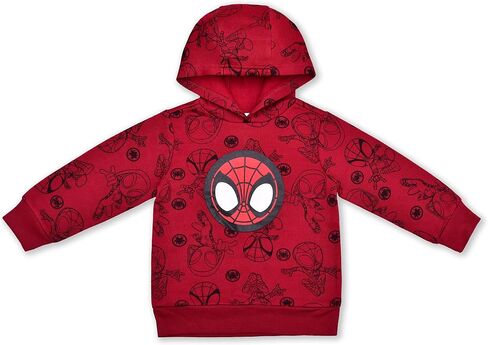مجموعة Marvel Spidey and His Amazing Friends ذات قلنسوة حمراء وسروال رياضي للأطفال الصغار in Saudi Arabia