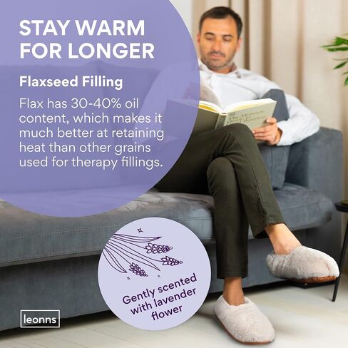 Microwavable Slippers for Women and Men - Heated Booties Warming Slippers for Heat Therapy | Microwave Heated Foot Warmers/Socks -Comfortable Heated Slippers Woman and Men in Saudi Arabia