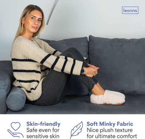 Microwavable Slippers for Women and Men - Heated Booties Warming Slippers for Heat Therapy | Microwave Heated Foot Warmers/Socks -Comfortable Heated Slippers Woman and Men in Saudi Arabia