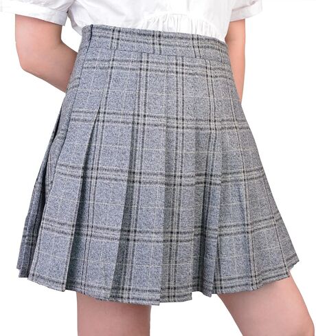 تنورة قصيرة منقوشة بطيات من GERUISI للسيدات للتنس على شكل حرف A in Kuwait