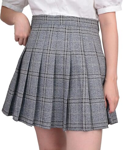 تنورة قصيرة منقوشة بطيات من GERUISI للسيدات للتنس على شكل حرف A in Kuwait