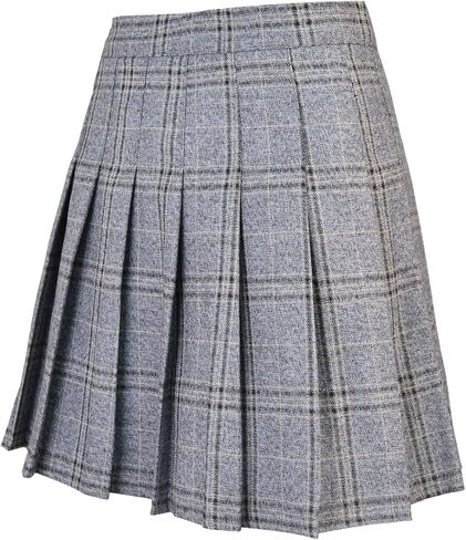 تنورة قصيرة منقوشة بطيات من GERUISI للسيدات للتنس على شكل حرف A in Kuwait