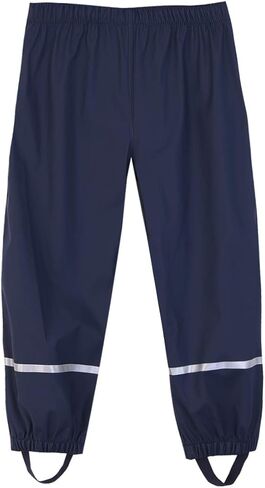 M2C Boys Girls Reflective Waterproof Rain Pants Lightweight Rainwear in Saudi Arabia