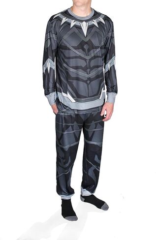 Marvel Avengers Black Panther Deadpool Spiderman Adult Men's Pajama Sleep Set in Saudi Arabia
