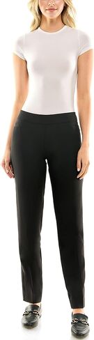 Zac & Rachel Women's Flattering Pull-on Slim Leg Pant with Tummy Control Panel in Saudi Arabia
