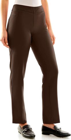 Zac & Rachel Women's Flattering Pull-on Slim Leg Pant with Tummy Control Panel in Saudi Arabia