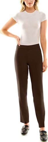 Zac & Rachel Women's Flattering Pull-on Slim Leg Pant with Tummy Control Panel in Saudi Arabia