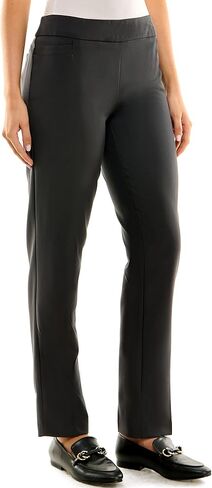 Zac & Rachel Women's Flattering Pull-on Slim Leg Pant with Tummy Control Panel in Saudi Arabia