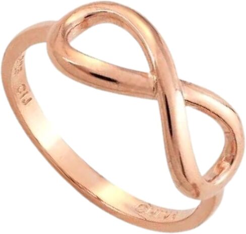 Beaux Bijoux Bow Rings Infinity Rings for Women in Sterling Silver or 14k Gold - Fine Bow Jewelry Ribbon Ring - Valentines Day Bow Ring Gift for Her in Saudi Arabia