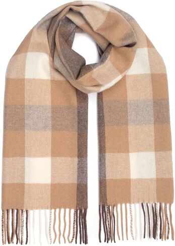 EVSEG 100% Mongolian Cashmere Winter Scarf | Imported Cashmere | Men and Women | 30x150cm in Saudi Arabia