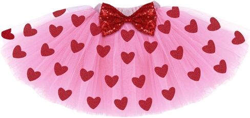 IBTOM CASTLE My First Valentine's Day Easter Outfit for Infant Baby Girl Romper Tulle Skirt Headband W/Leg Warmers Set in Kuwait