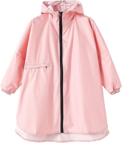Spmor Kids Lightweight Rain Jackets Hooded Rain Coat Waterproof Rain Poncho in Saudi Arabia