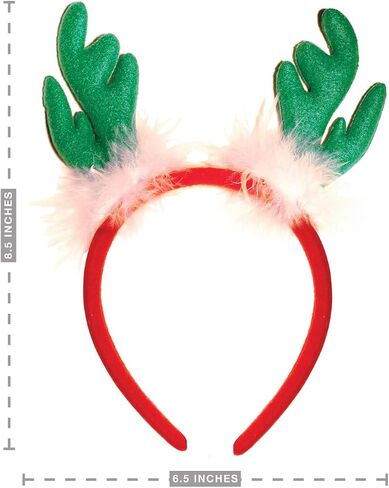 OLYPHAN Headbands for Christmas - Women - Reindeer Antler & Santa Hat Headband Hats - Kids & Adults in Saudi Arabia