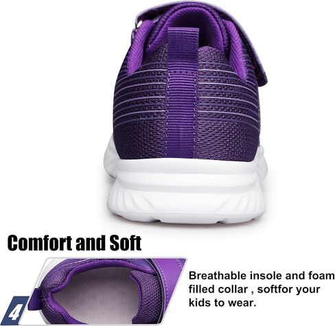 Raoendis Boys Girls Sneakers Kids Shoes Lightweight Breathable Athletic Running Tennis Fitness Shoes for Unisex Toddler/Little Kid/Big Kid in Kuwait