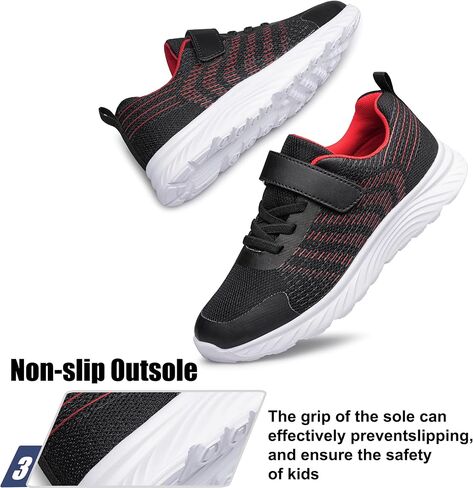 Raoendis Boys Girls Sneakers Kids Shoes Lightweight Breathable Athletic Running Tennis Fitness Shoes for Unisex Toddler/Little Kid/Big Kid in Kuwait