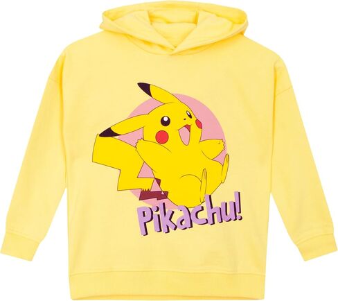 Pokemon Girls Hoodie | Pikachu Hoodie | Girls Yellow Hoodie | Ages 5 To 12 Years in Saudi Arabia