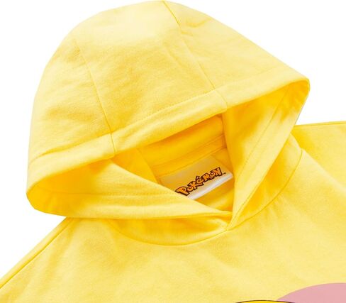 Pokemon Girls Hoodie | Pikachu Hoodie | Girls Yellow Hoodie | Ages 5 To 12 Years in Saudi Arabia