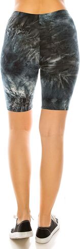 Leggings Depot Women's Fashion Biker Shorts Popular Prints BAT3TD in Kuwait
