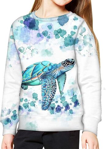 Upetstory Kids Sweatshirts Toddler Girls Boys Tops Long Sleeve Pullover Size S-XL in Saudi Arabia