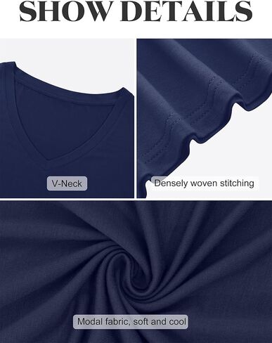 Loiszm Womens Tops Shirts Summer Casual V Neck Short Sleeve T-Shirts in Kuwait