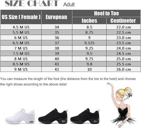 CERYTHRINA Women's Jazz Shoes Lace-up Sneakers Modern Dance Shoes Platform Walking Dance Shoes in Kuwait