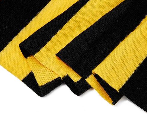 American Trends Men's Winter Scarf Knit Striped Scarf for Fall and Winter Long Soft Knit Fashion Classic Neck Scarves in Saudi Arabia