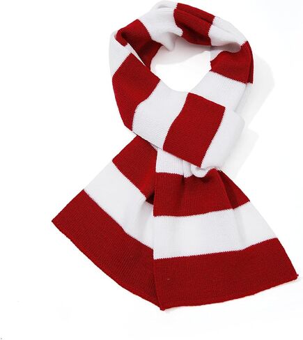 American Trends Men's Winter Scarf Knit Striped Scarf for Fall and Winter Long Soft Knit Fashion Classic Neck Scarves in Saudi Arabia