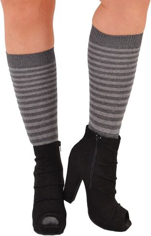 Bresciani 1970 Joelle Kelly Design Pure Cashmere Sizzlin 'Hot Stripes جوارب عالية للركبة in Saudi Arabia