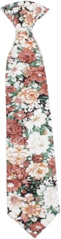 Kids Floral Clip On Tie 2.3" ties for kids in Saudi Arabia