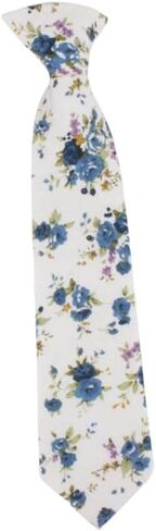 Kids Floral Clip On Tie 2.3" ties for kids in Saudi Arabia