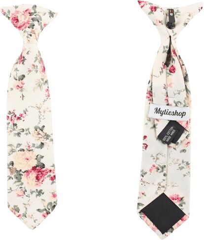 Kids Floral Clip On Tie 2.3" ties for kids in Saudi Arabia
