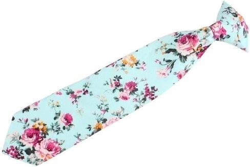 Kids Floral Clip On Tie 2.3" ties for kids in Saudi Arabia