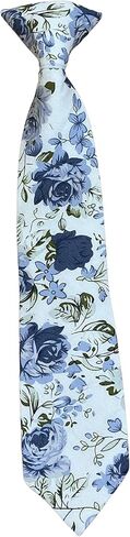 Kids Floral Clip On Tie 2.3" ties for kids in Saudi Arabia