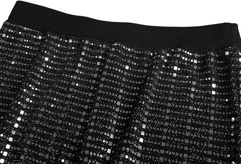 2 Piece Night Clubwear Outfits for Women Long Sleeve Top and Metallic Shiny Pants Glitter Clubwear in Kuwait