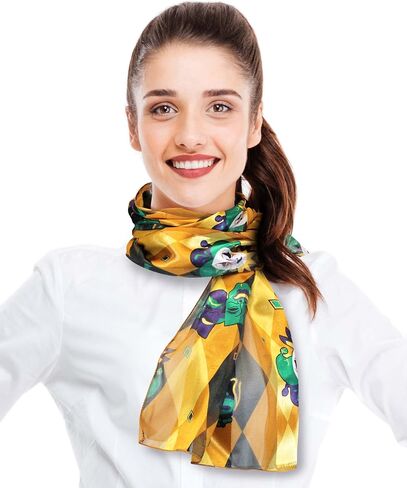 CBC Crown Mardi Gras Scarf Fleur De Lis Scarf in Saudi Arabia