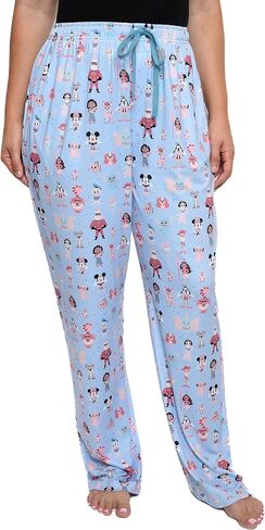سراويل بيجامة ديزني النسائية ميكي ميني ماوس D100 مطبوعة بالكامل in Kuwait
