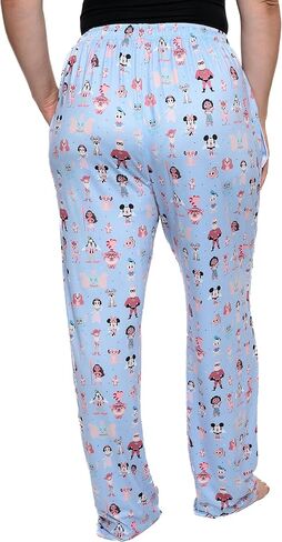 سراويل بيجامة ديزني النسائية ميكي ميني ماوس D100 مطبوعة بالكامل in Kuwait
