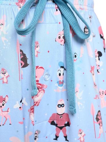 سراويل بيجامة ديزني النسائية ميكي ميني ماوس D100 مطبوعة بالكامل in Kuwait