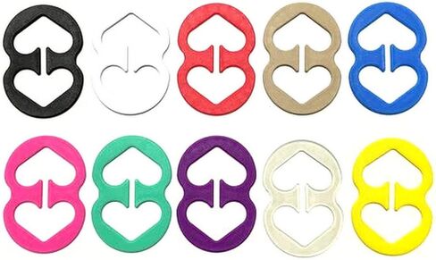 الازكو 10 قطع من مشابك حزام حمالة الصدر لاخفاء الاشرطة تخلق انقساما اضافة حجم كامل للكوب in Kuwait