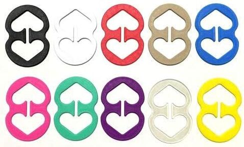 الازكو 10 قطع من مشابك حزام حمالة الصدر لاخفاء الاشرطة تخلق انقساما اضافة حجم كامل للكوب in Kuwait