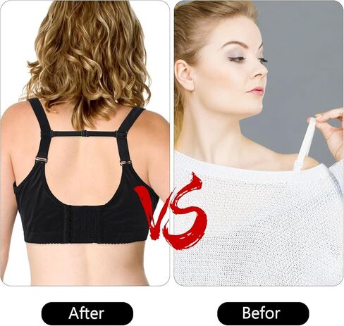 15 قطعة من مشابك حمالة الصدر النسائية، حامل حزام حمالة الصدر، مشابك حمالة الصدر للظهر، وصلات حزام خطاف للظهر، 2 خطاف/3 خطافات/4 خطافات ملحقات حمالة الصدر in Kuwait