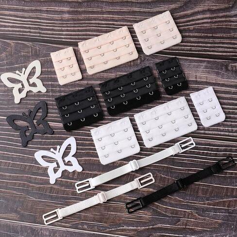 15 قطعة من مشابك حمالة الصدر النسائية، حامل حزام حمالة الصدر، مشابك حمالة الصدر للظهر، وصلات حزام خطاف للظهر، 2 خطاف/3 خطافات/4 خطافات ملحقات حمالة الصدر in Kuwait