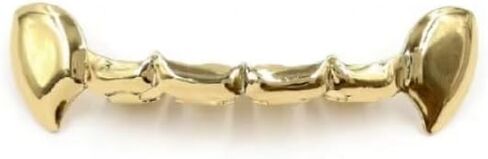 18K gold grills for teeth Gold Grillz for Top & bottom Teeth grillz,grillz your teeth Hip Hop Mouth Grills,Diamond shinny, 18K Solid Gold Plated Grillz, Mouth Grillz, Males & Females in Saudi Arabia